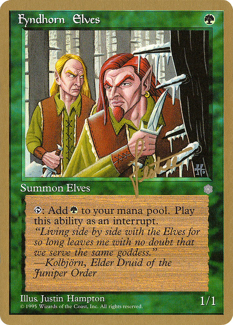 Fyndhorn Elves (Bertrand Lestree) [Pro Tour Collector Set] - The Mythic Store | 24h Order Processing