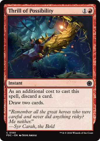 Thrill of Possibility [Foundations Commander] - The Mythic Store | 24h Order Processing