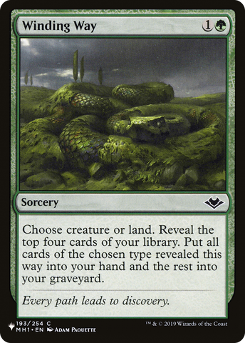 Winding Way [The List] - The Mythic Store | 24h Order Processing