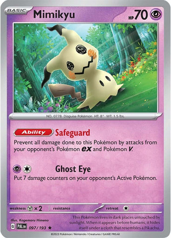 Mimikyu (097/193) [Scarlet & Violet: Paldea Evolved] - The Mythic Store | 24h Order Processing
