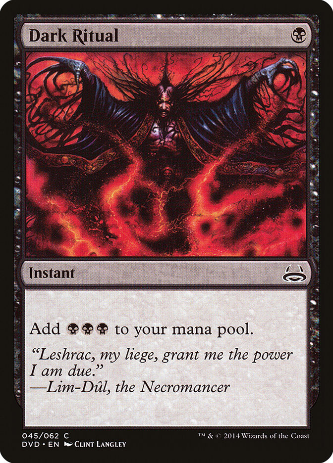 Dark Ritual (Divine vs. Demonic) [Duel Decks Anthology] - The Mythic Store | 24h Order Processing