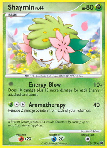 Shaymin (38/127) (Theme Deck Exclusive) [Platinum: Base Set] - The Mythic Store | 24h Order Processing