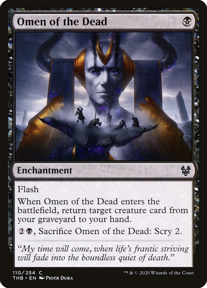 Omen of the Dead [Theros Beyond Death] - The Mythic Store | 24h Order Processing