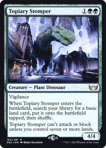 Topiary Stomper [Streets of New Capenna Prerelease Promos] - The Mythic Store | 24h Order Processing
