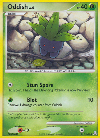 Oddish (111/146) [Diamond & Pearl: Legends Awakened] - The Mythic Store | 24h Order Processing