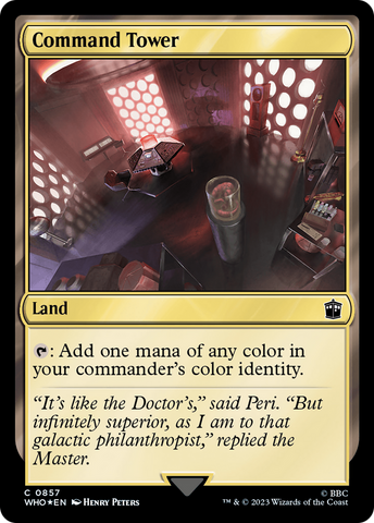 Command Tower (0857) (Surge Foil) [Doctor Who] - The Mythic Store | 24h Order Processing