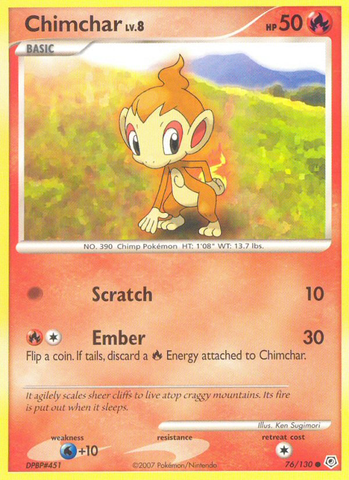 Chimchar (76/130) [Diamond & Pearl: Base Set] - The Mythic Store | 24h Order Processing