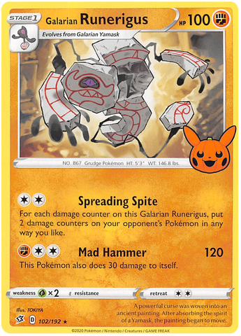 Galarian Runerigus (102/192) [Trick or Trade 2023] - The Mythic Store | 24h Order Processing