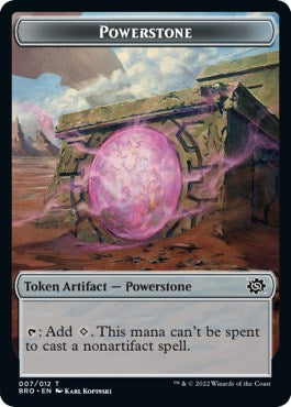 Powerstone // Thopter Double-Sided Token [The Brothers' War Tokens] - The Mythic Store | 24h Order Processing