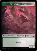 Warrior // Phyrexian Hydra (11) Double-Sided Token [March of the Machine Tokens] - The Mythic Store | 24h Order Processing