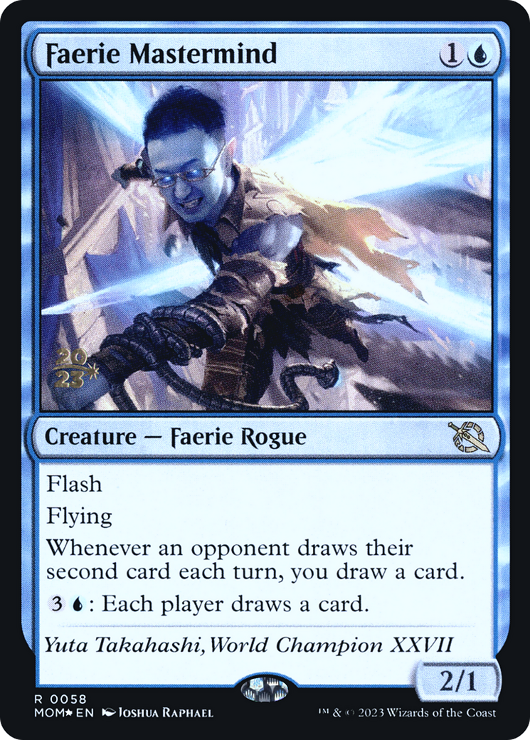 Faerie Mastermind [March of the Machine Prerelease Promos] - The Mythic Store | 24h Order Processing