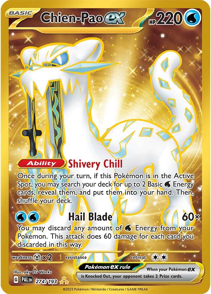 Chien-Pao ex (274/193) [Scarlet & Violet: Paldea Evolved] - The Mythic Store | 24h Order Processing
