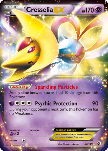 Cresselia EX (67/149) [Black & White: Boundaries Crossed] - The Mythic Store | 24h Order Processing