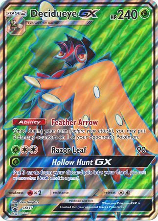 Decidueye GX (SM37) (Jumbo Card) [Sun & Moon: Black Star Promos] - The Mythic Store | 24h Order Processing