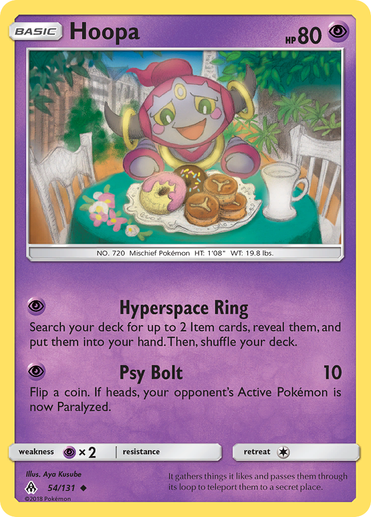 Hoopa (54/131) [Sun & Moon: Forbidden Light] - The Mythic Store | 24h Order Processing