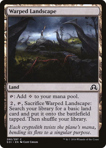 Warped Landscape [Shadows over Innistrad] - The Mythic Store | 24h Order Processing