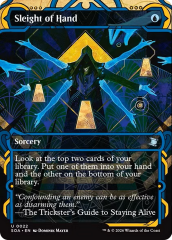 Sleight of Hand (JP Alternate Art) [Secrets of Strixhaven: Mystical Archive] - The Mythic Store | 24h Order Processing