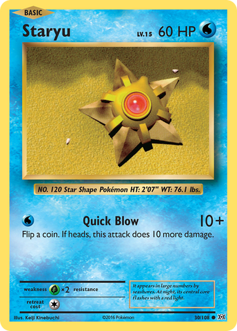 Staryu (30/108) [XY: Evolutions] - The Mythic Store | 24h Order Processing