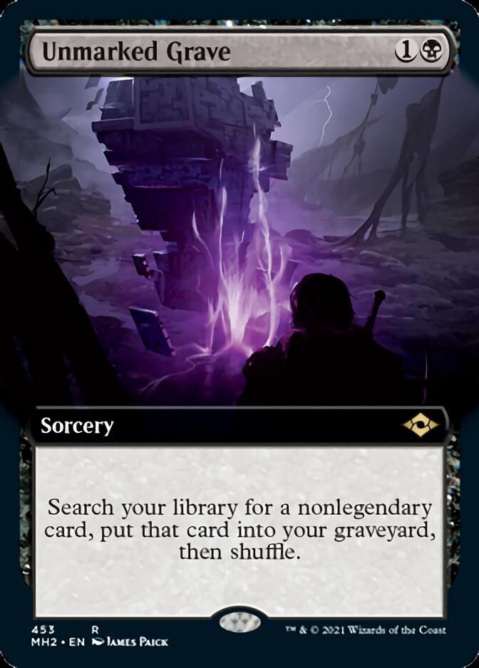 Unmarked Grave (Extended Art) [Modern Horizons 2] - The Mythic Store | 24h Order Processing