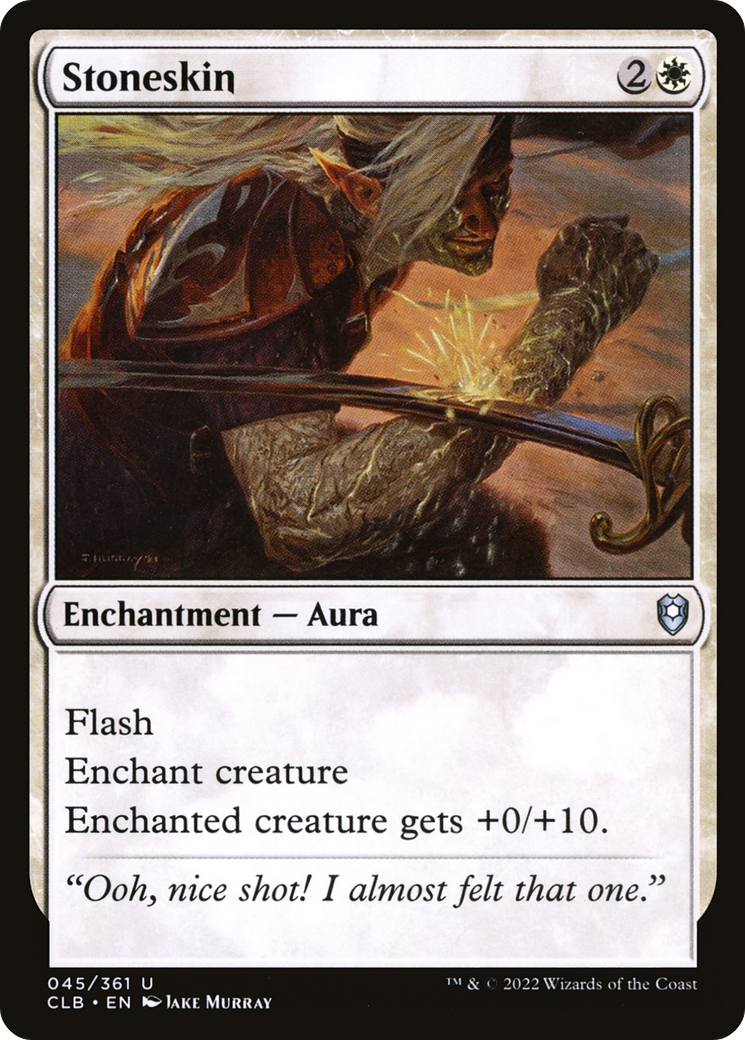 Stoneskin [Commander Legends: Battle for Baldur's Gate] - The Mythic Store | 24h Order Processing