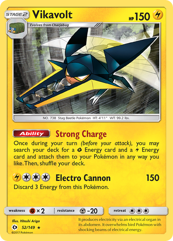 Vikavolt (52/149) [Sun & Moon: Base Set] - The Mythic Store | 24h Order Processing