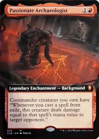 Passionate Archaeologist (Extended Art) [Commander Legends: Battle for Baldur's Gate] - The Mythic Store | 24h Order Processing