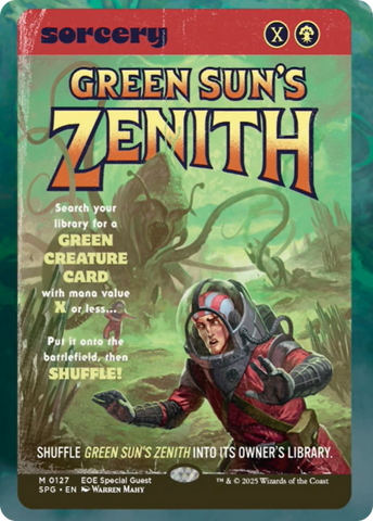 Green Sun's Zenith (Showcase) [Edge of Eternities Special Guests] - The Mythic Store | 24h Order Processing