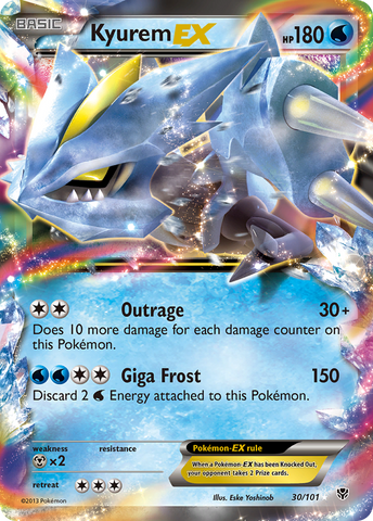 Kyurem EX (30/101) [Black & White: Plasma Blast] - The Mythic Store | 24h Order Processing