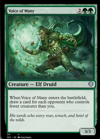 Voice of Many [Starter Commander Decks] - The Mythic Store | 24h Order Processing