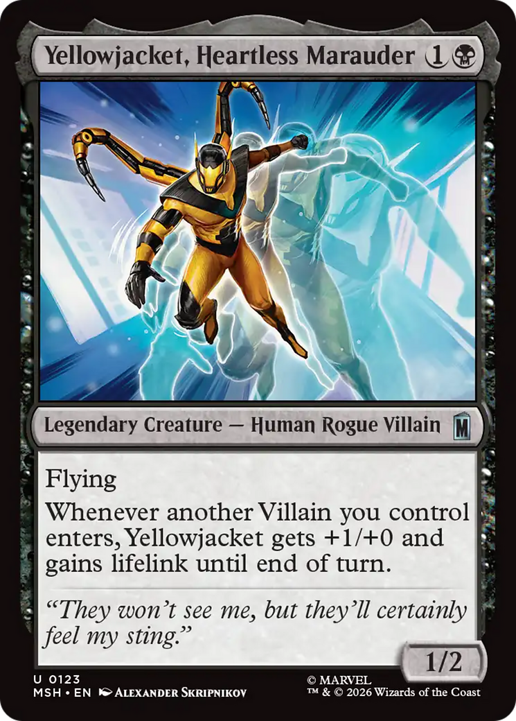 Yellowjacket, Heartless Marauder [Marvel Super Heroes] - The Mythic Store | 24h Order Processing