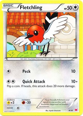 Fletchling (4/30) [XY: Trainer Kit 2 - Latias] - The Mythic Store | 24h Order Processing