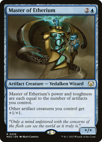Master of Etherium [March of the Machine Commander] - The Mythic Store | 24h Order Processing