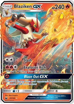 Blaziken GX (28/168) [Sun & Moon: Celestial Storm] - The Mythic Store | 24h Order Processing