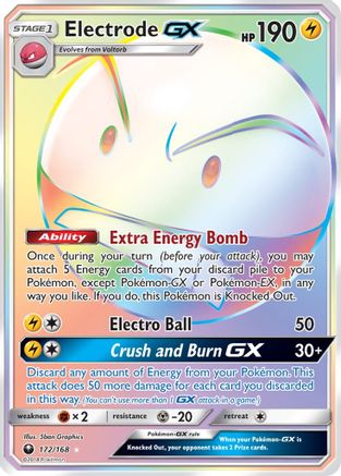 Electrode GX (172/168) [Sun & Moon: Celestial Storm] - The Mythic Store | 24h Order Processing