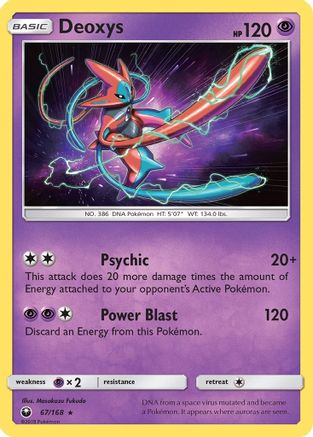 Deoxys (67/168) [Sun & Moon: Celestial Storm] - The Mythic Store | 24h Order Processing