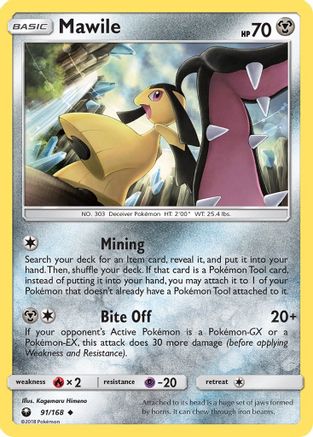 Mawile (91/168) [Sun & Moon: Celestial Storm] - The Mythic Store | 24h Order Processing