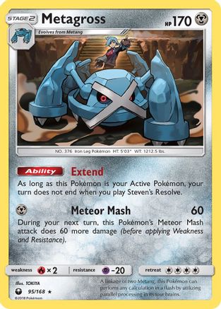 Metagross (95/168) [Sun & Moon: Celestial Storm] - The Mythic Store | 24h Order Processing
