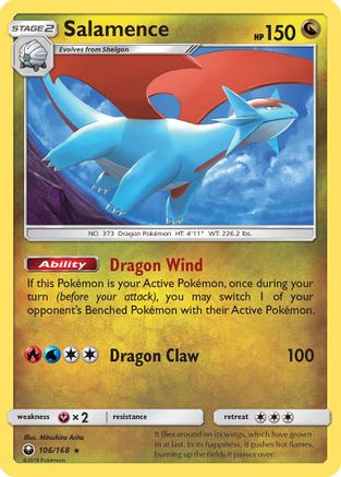Salamence (106/168) [Sun & Moon: Celestial Storm] - The Mythic Store | 24h Order Processing