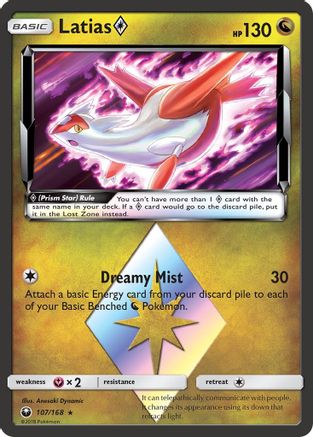 Latias (107/168) (Prism Star) [Sun & Moon: Celestial Storm] - The Mythic Store | 24h Order Processing