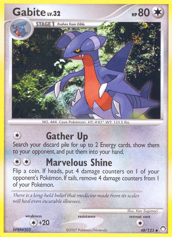 Gabite (48/123) [Diamond & Pearl: Mysterious Treasures] - The Mythic Store | 24h Order Processing