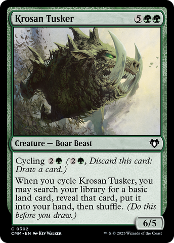 Krosan Tusker [Commander Masters] - The Mythic Store | 24h Order Processing