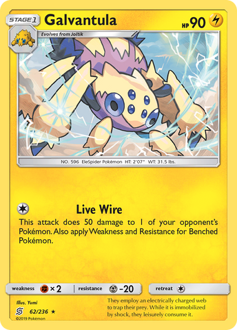 Galvantula (62/236) [Sun & Moon: Unified Minds] - The Mythic Store | 24h Order Processing