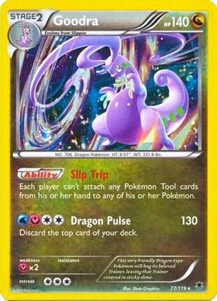 Goodra (77/119) (Cosmos Holo) (Blister Exclusive) [XY: Phantom Forces] - The Mythic Store | 24h Order Processing