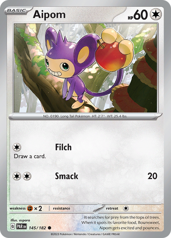 Aipom (145/182) [Scarlet & Violet: Paradox Rift] - The Mythic Store | 24h Order Processing
