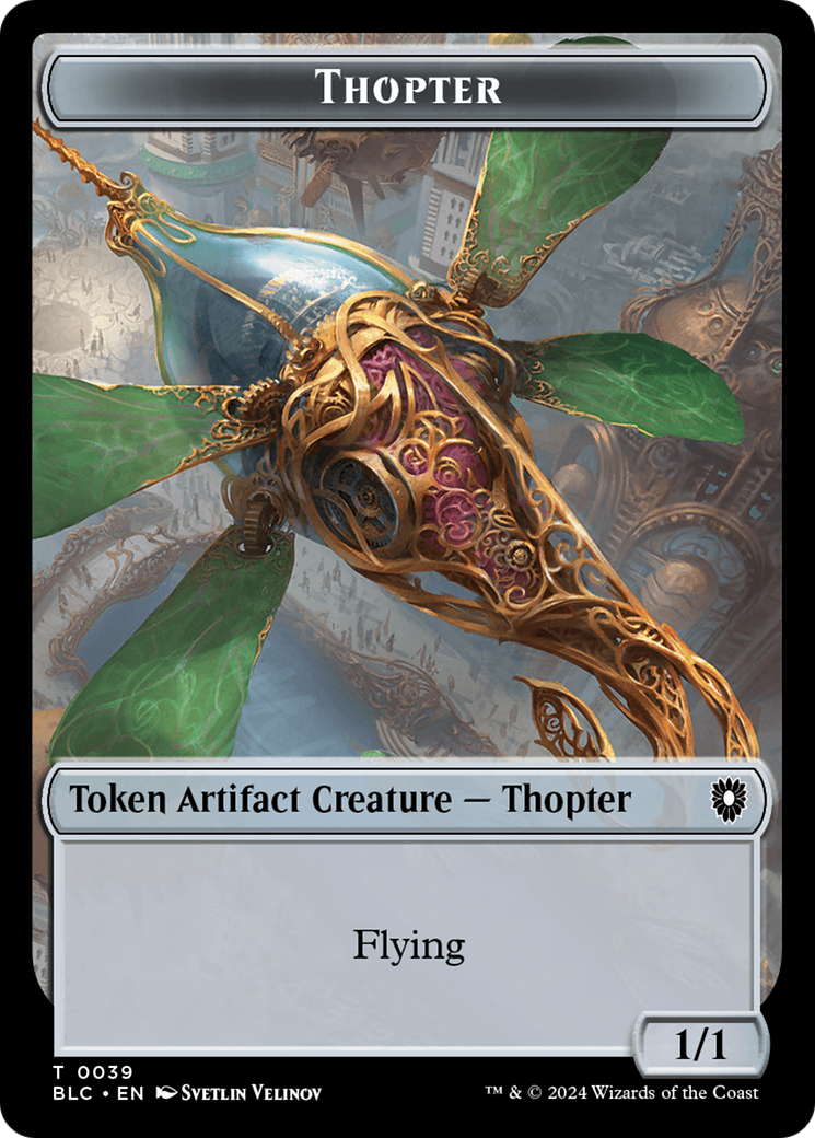 Goblin // Thopter Double-Sided Token [Bloomburrow Commander Tokens] - The Mythic Store | 24h Order Processing