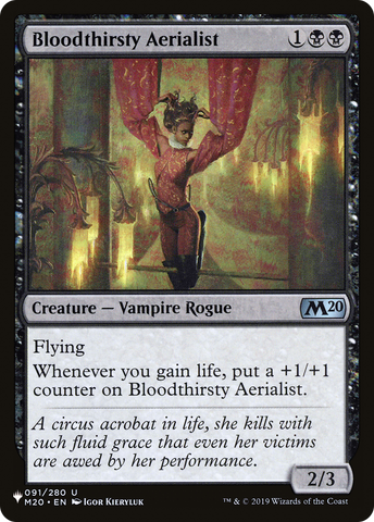 Bloodthirsty Aerialist [The List] - The Mythic Store | 24h Order Processing
