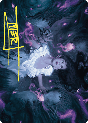 Neva, Stalked by Nightmares Art Card (Gold-Stamped Signature) [Wilds of Eldraine Art Series] - The Mythic Store | 24h Order Processing