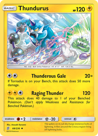 Thundurus (68/236) [Sun & Moon: Unified Minds] - The Mythic Store | 24h Order Processing