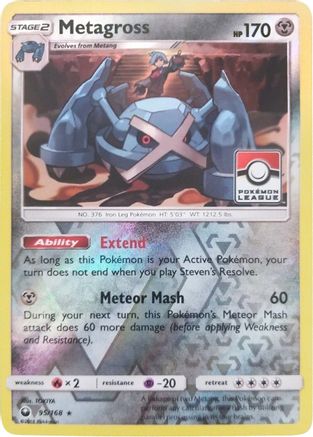 Metagross (95/168) (League Promo) [Sun & Moon: Celestial Storm] - The Mythic Store | 24h Order Processing