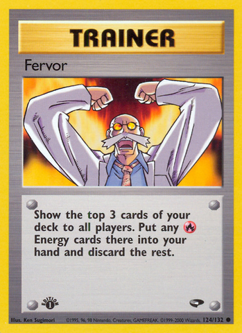 Fervor (124/132) [Gym Challenge 1st Edition] - The Mythic Store | 24h Order Processing